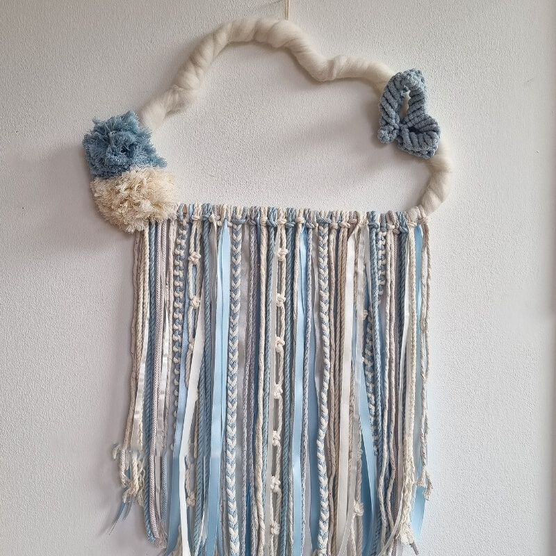 Makramowa chmurka - obrazek 3