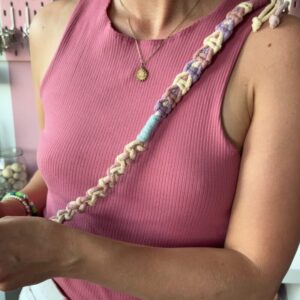 Makramowa smycz do telefonu